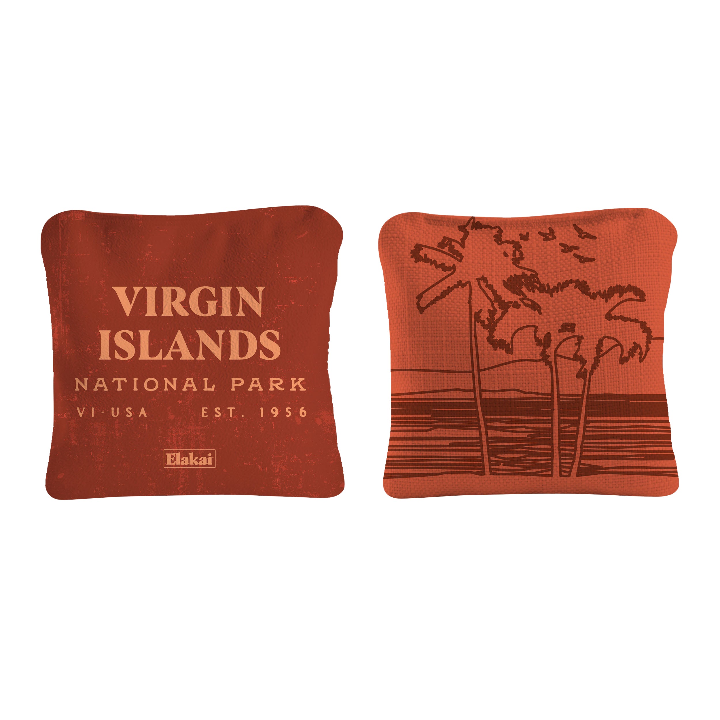 Virgin Islands National Park Durasuede + Turbo Polyglide Pilot Versacraft Cornhole Bags