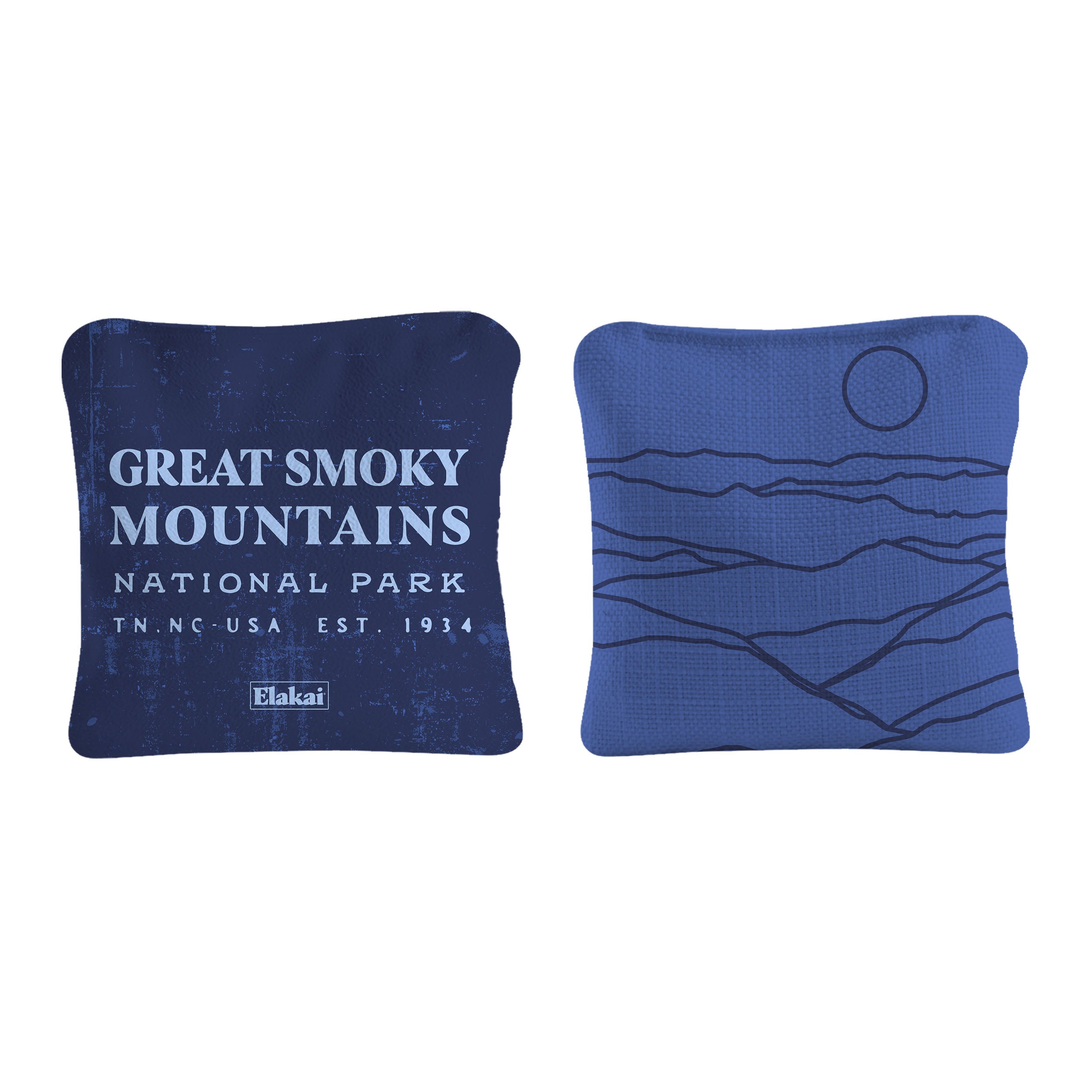 Great Smoky Mountains National Park Durasuede + Turbo Polyglide Pilot Versacraft Cornhole Bags