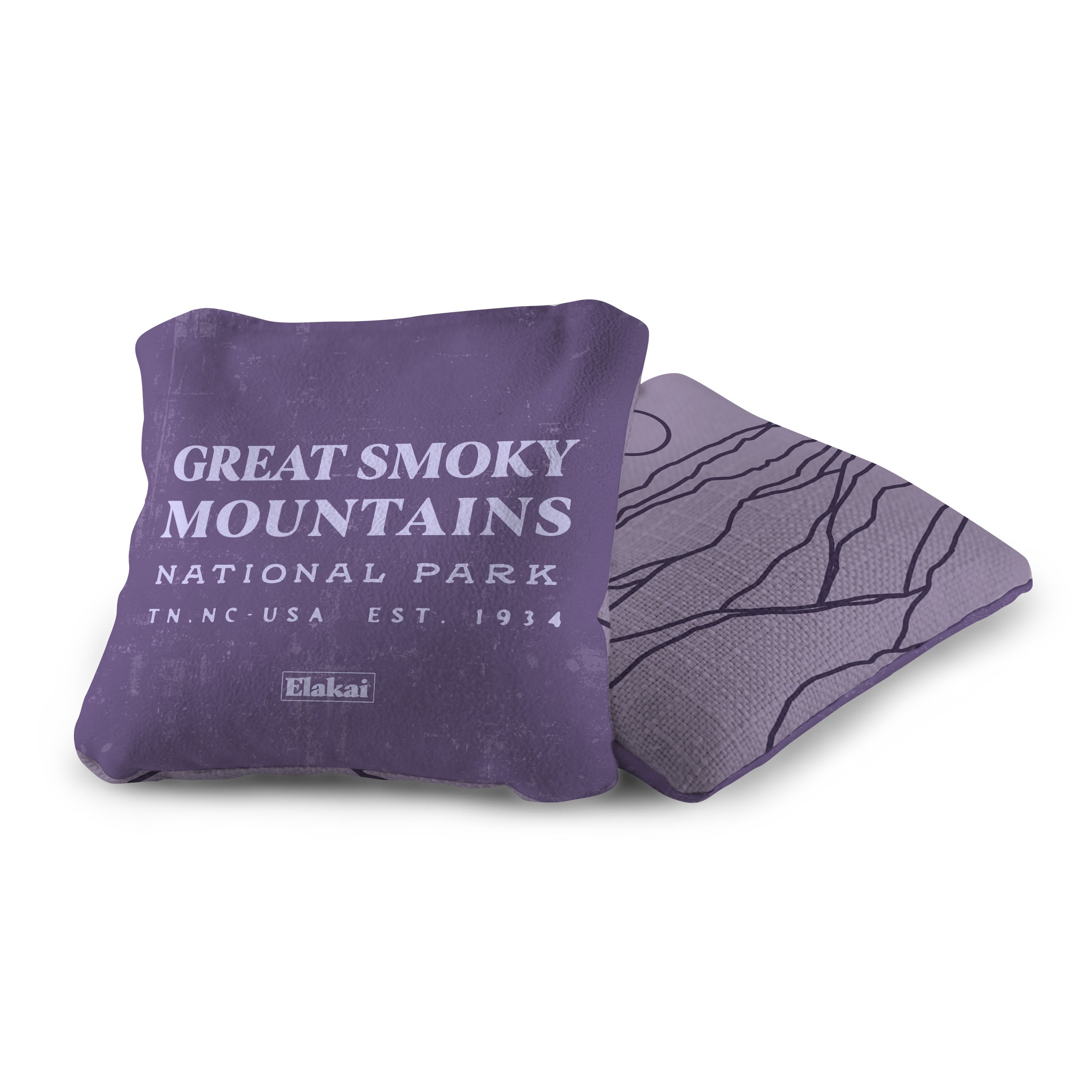 Great Smoky Mountains National Park Durasuede + Turbo Polyglide Pilot Versacraft Cornhole Bags