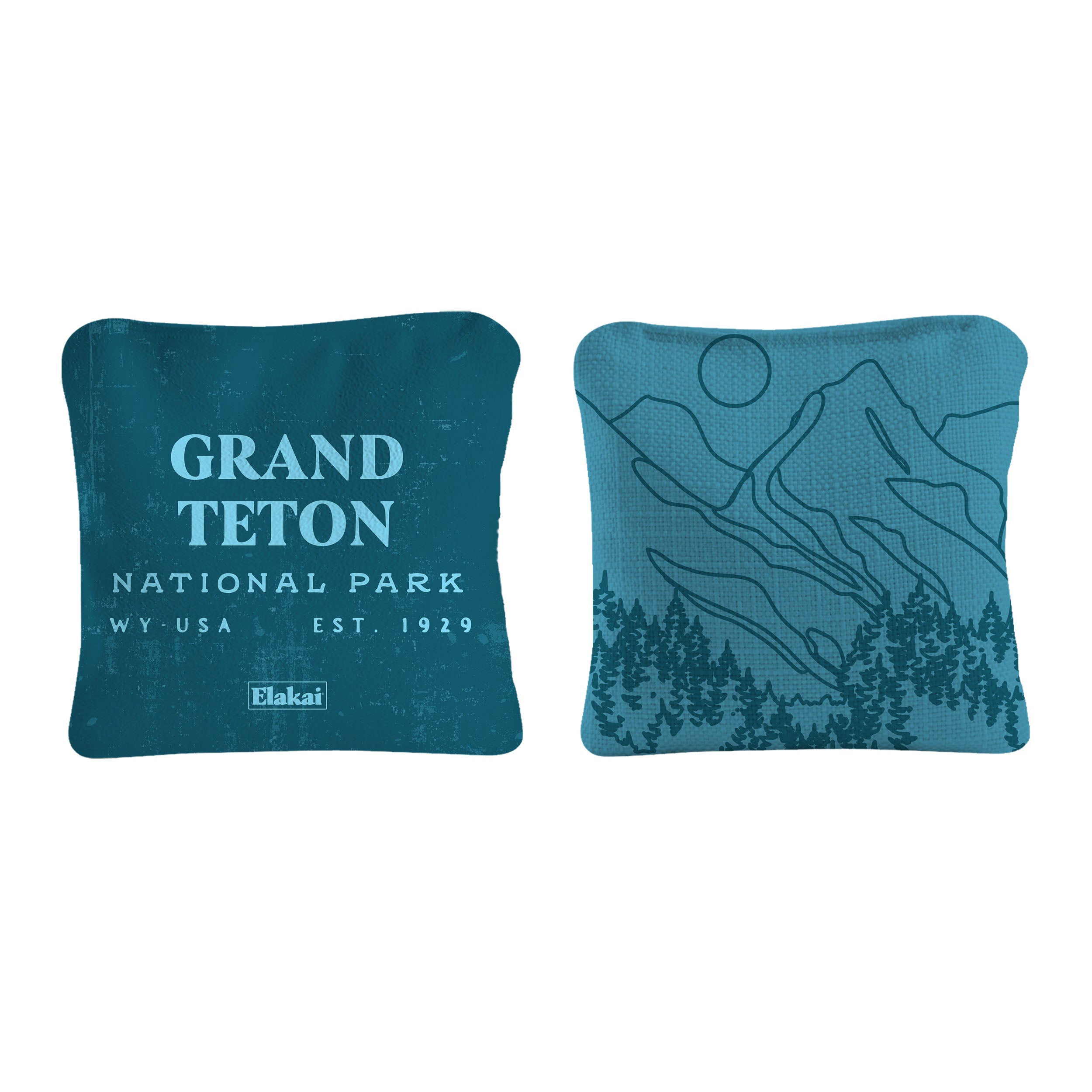 Grand Teton National Park Durasuede + Turbo Polyglide Pilot Versacraft Cornhole Bags