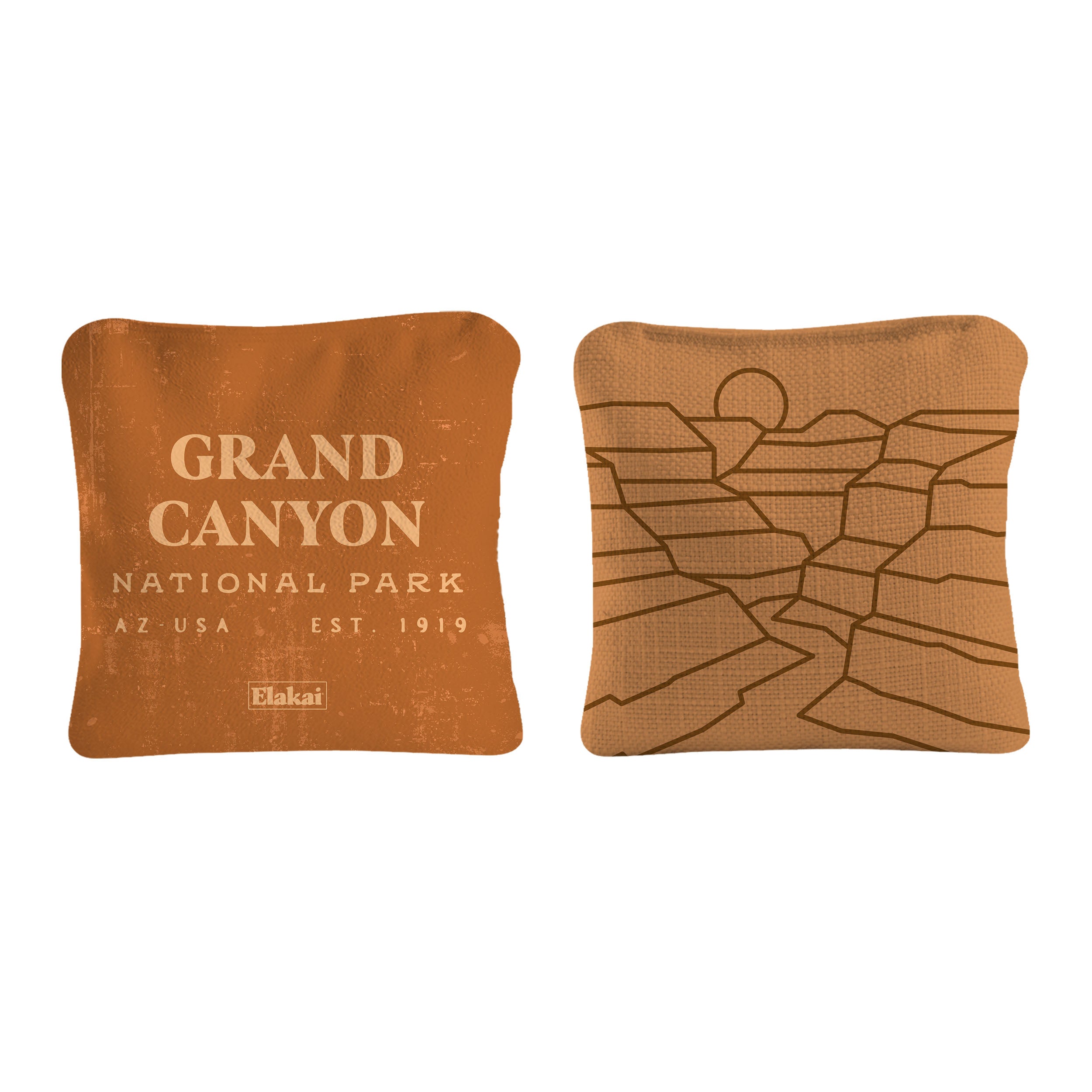 Grand Canyon National Park Durasuede + Turbo Polyglide Pilot Versacraft Cornhole Bags