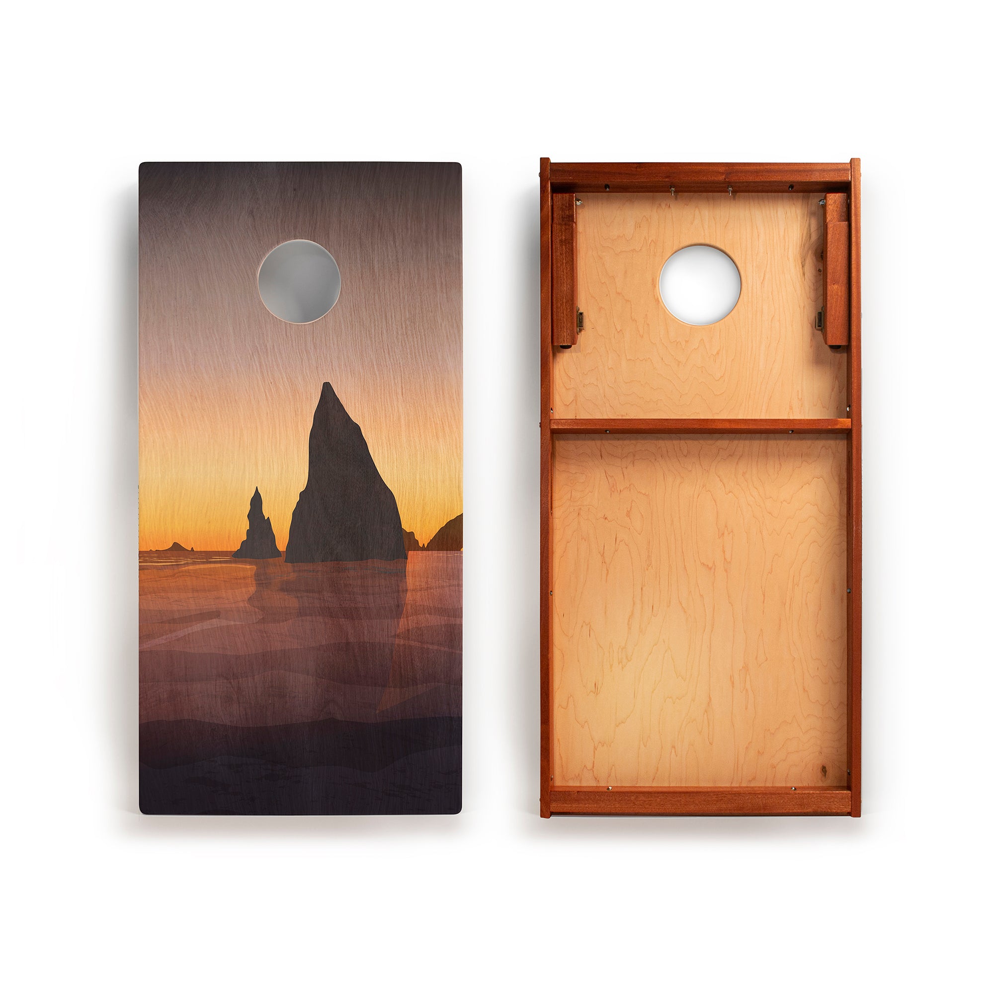 Olympic National Park Mahogany Pathfinder Cornhole Boards