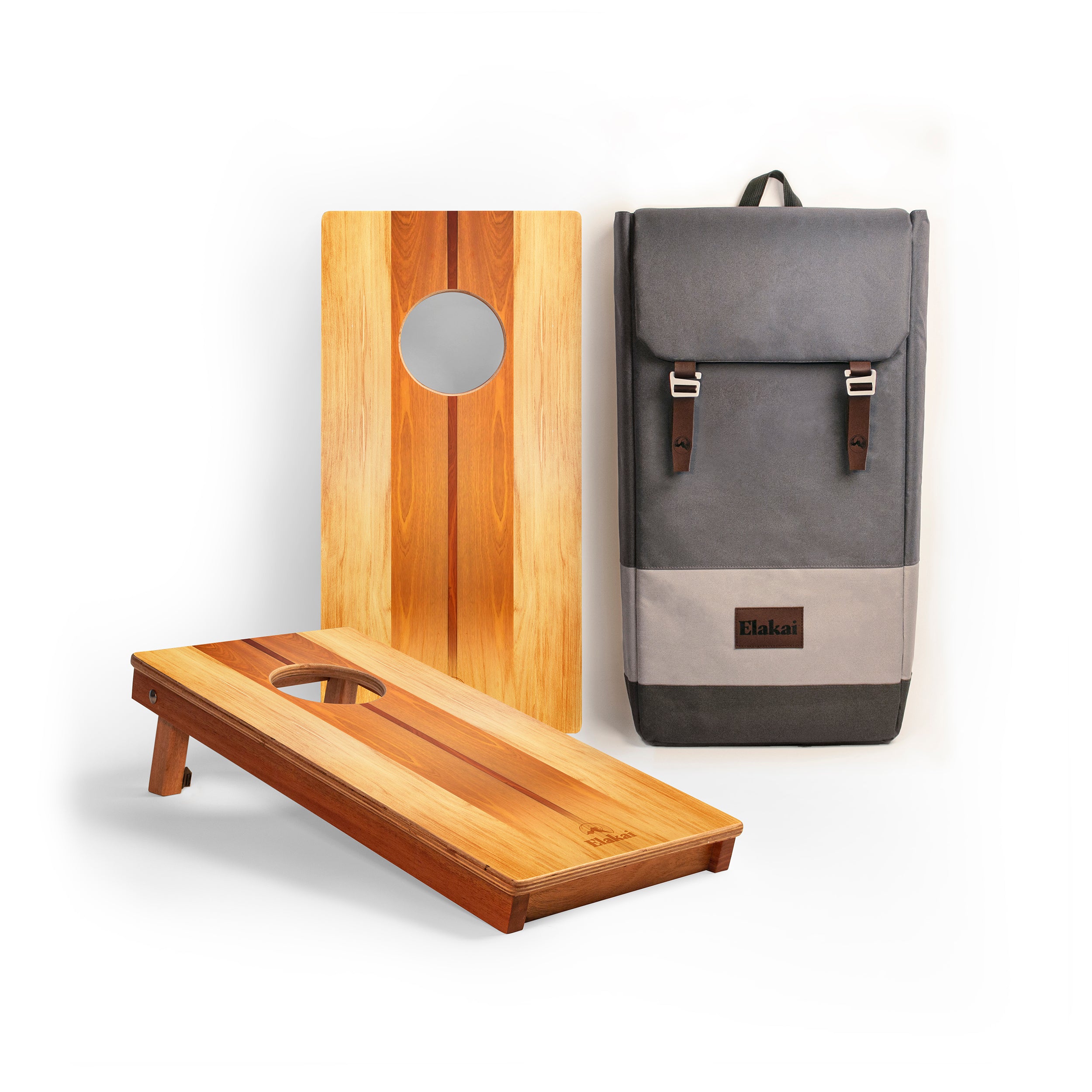 Woody Mahogany Pathfinder Cornhole Boards