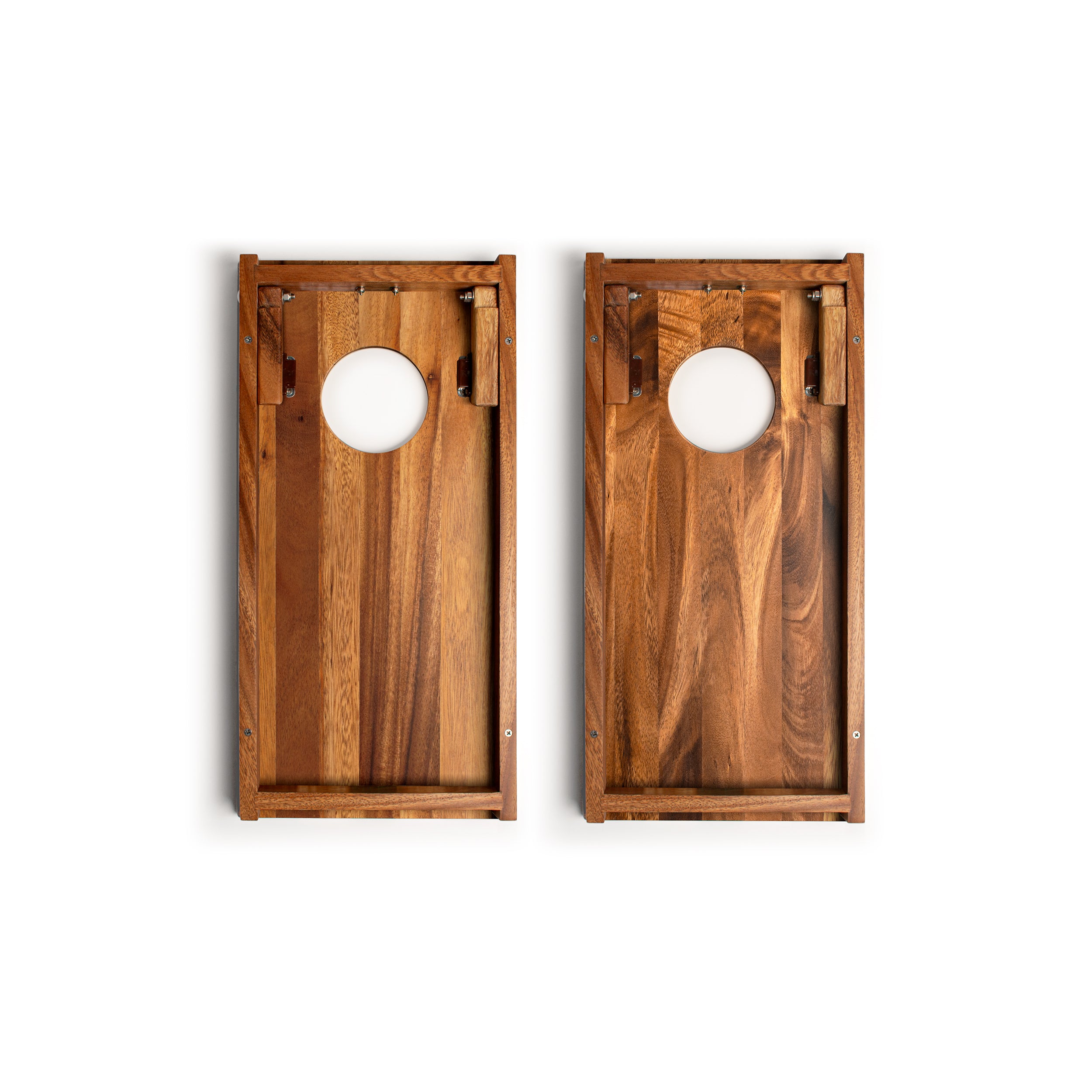 The Beach Epoxy Resin Mahogany Pathfinder ART Cornhole Boards