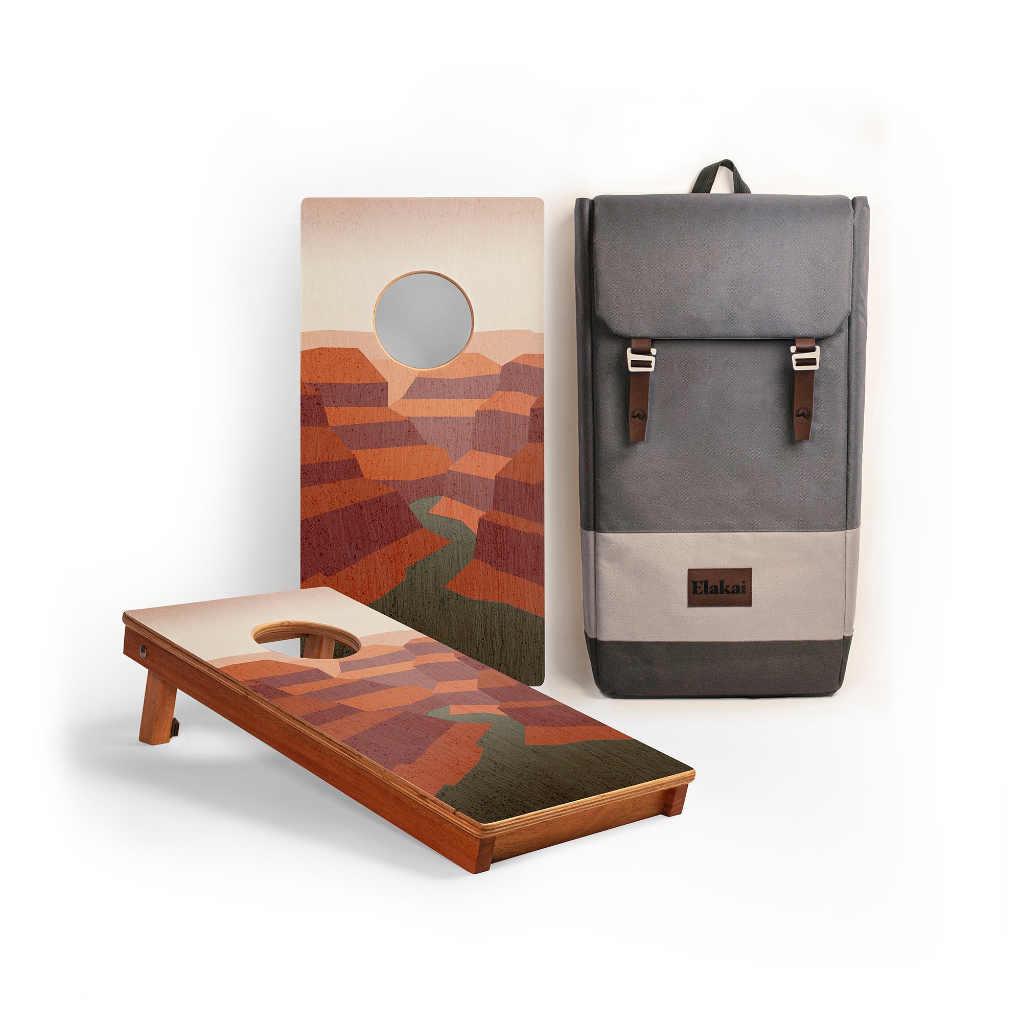 Grand Canyon National Park Mahogany Pathfinder Cornhole Boards