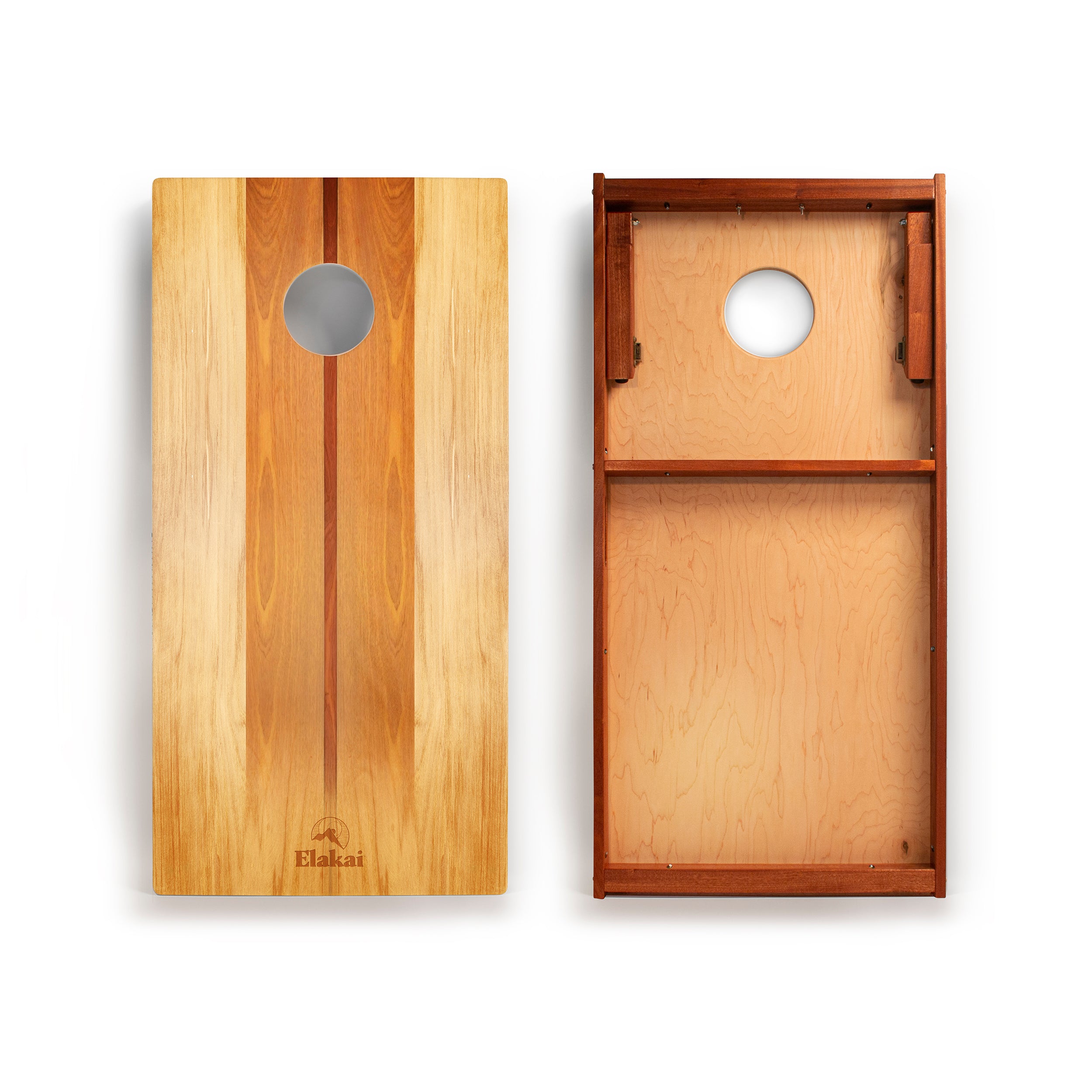 Woody Mahogany Pathfinder Cornhole Boards