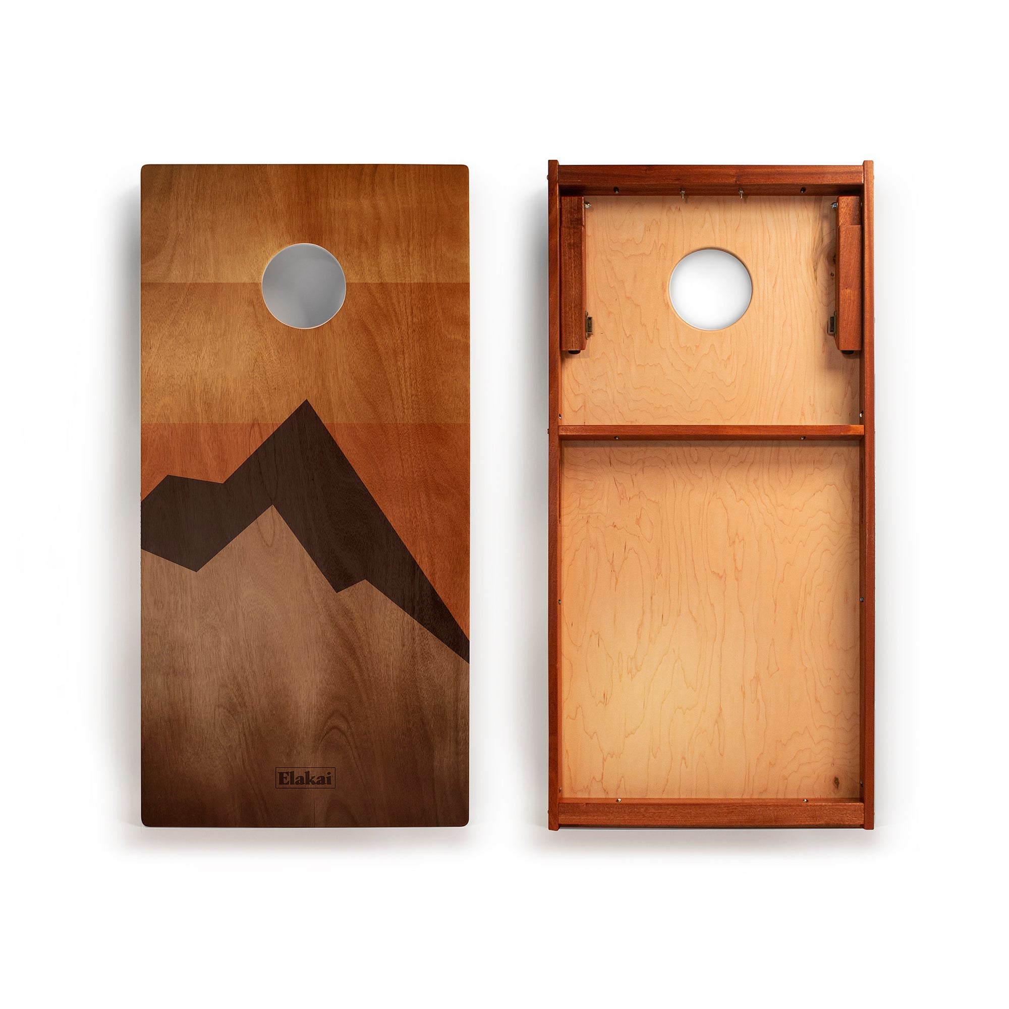 Retro Elakai Mahogany Pathfinder Cornhole Boards