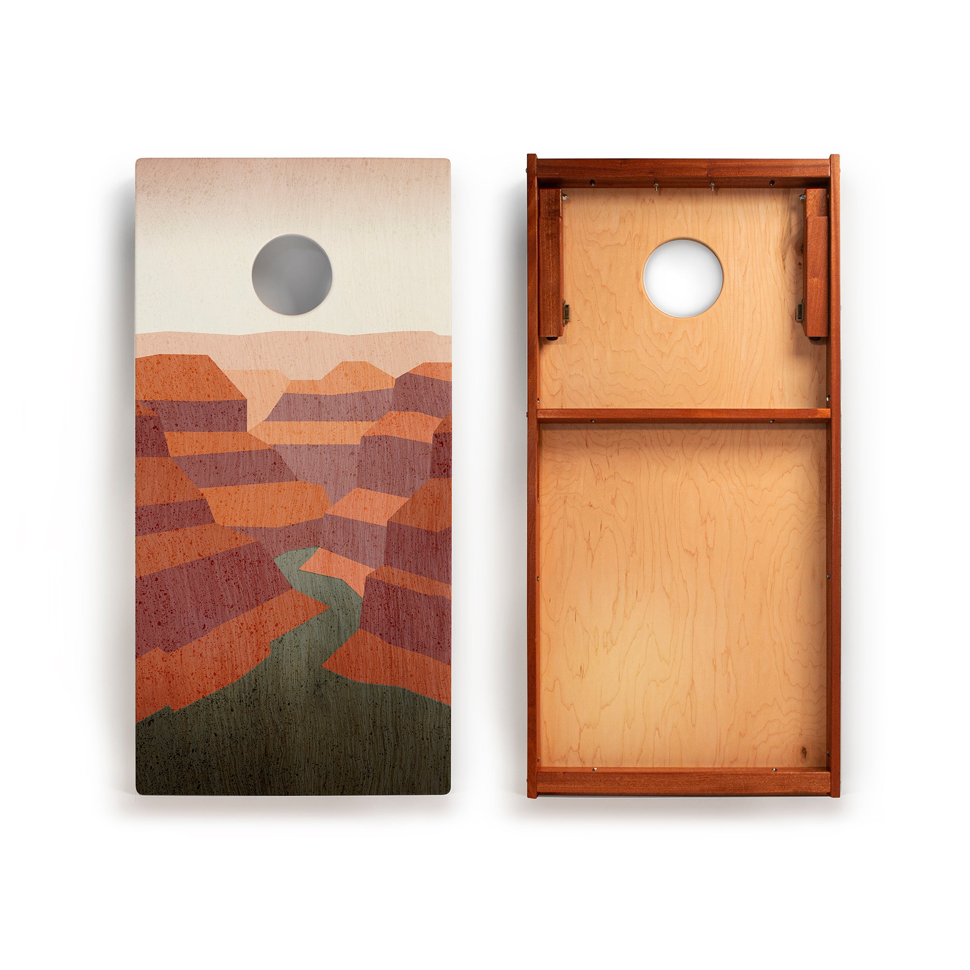 Grand Canyon National Park Mahogany Pathfinder Cornhole Boards