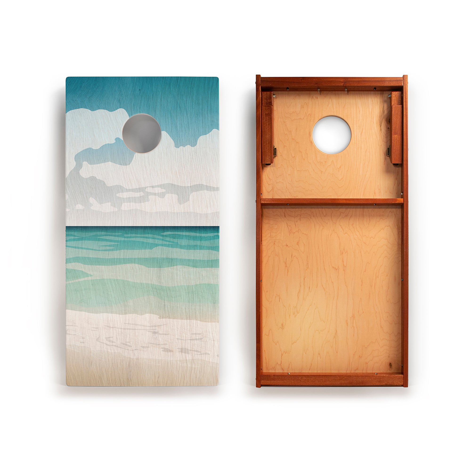 Gulf Islands National Seashore Mahogany Pathfinder Cornhole Boards