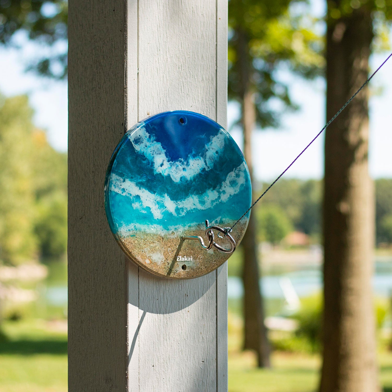 The Beach Epoxy Resin Wayfarer ART Hook & Ring Game