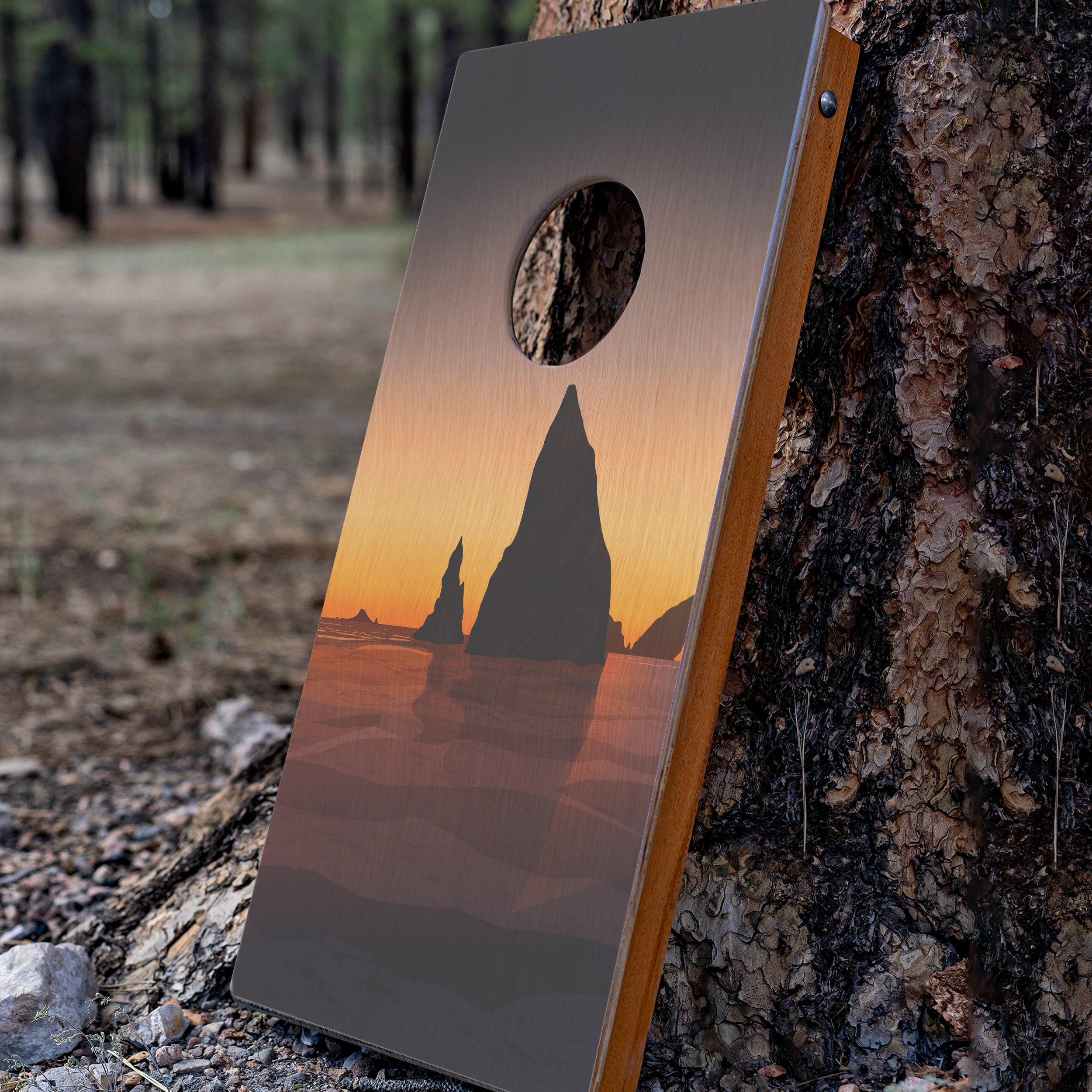 Olympic National Park Mahogany Pathfinder Cornhole Boards