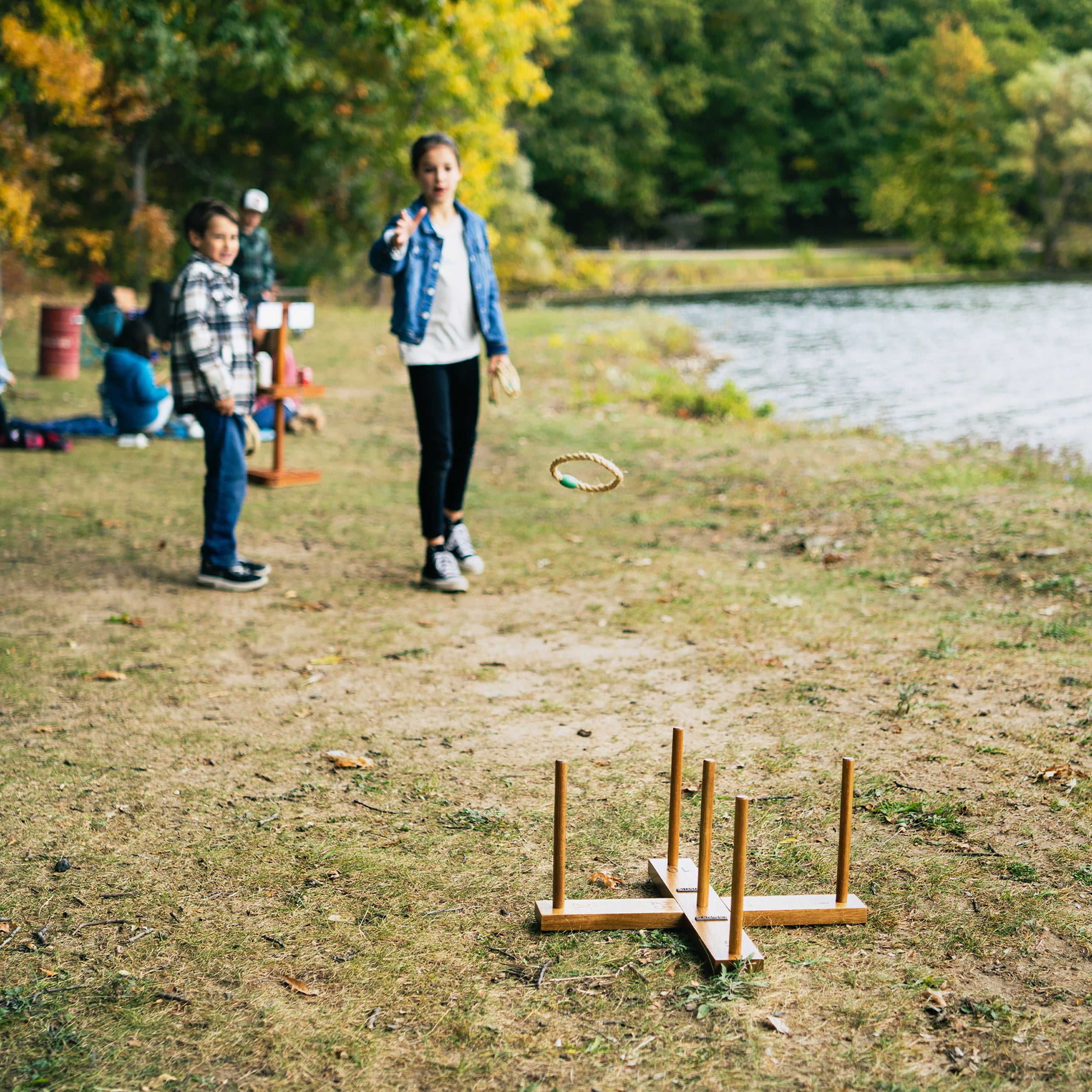 Acacia Wrangler Ring Toss Game