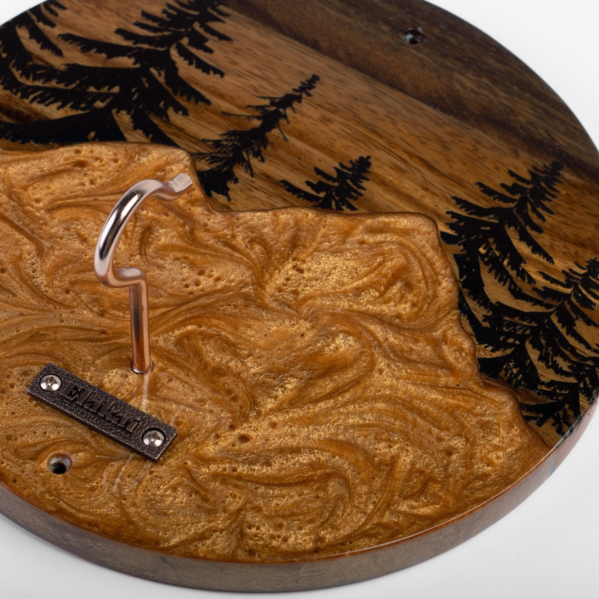 Mountain Acacia Wayfarer Hook & Ring Game - EGHRCRLE-23 | Elakai Outdoor

#color_gold pearl